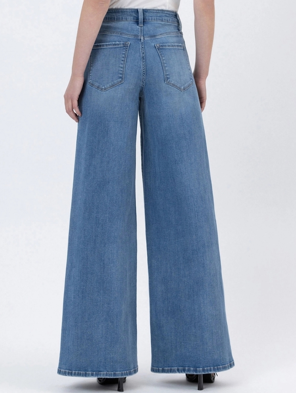 Lovervet by vervet NWT High Rise Palazzo Jeans Sz 30 11 - Picture 4 of 9